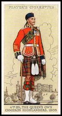 22 4th Battalion The Queens Own Cameron Highlanders 1908